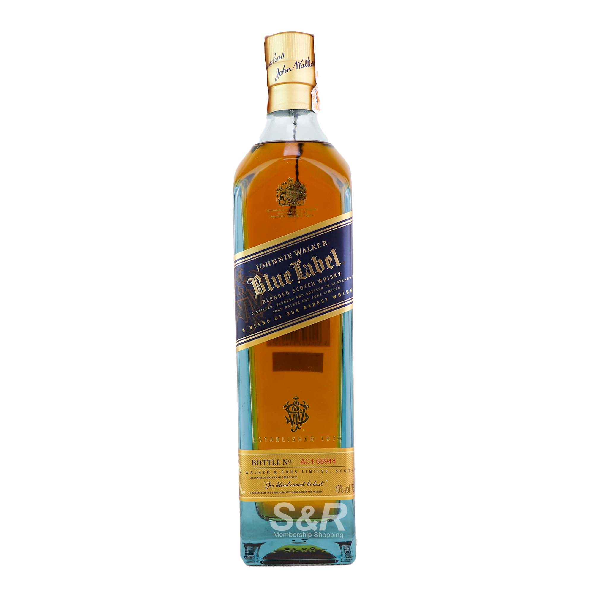 Johnnie Walker Blue Label Blended Scotch Whisky 750mL